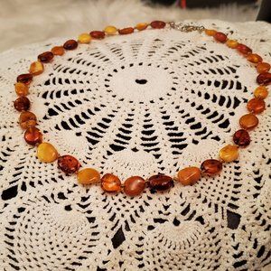 Vintage Baltic Butterscotch Amber 19" Necklace